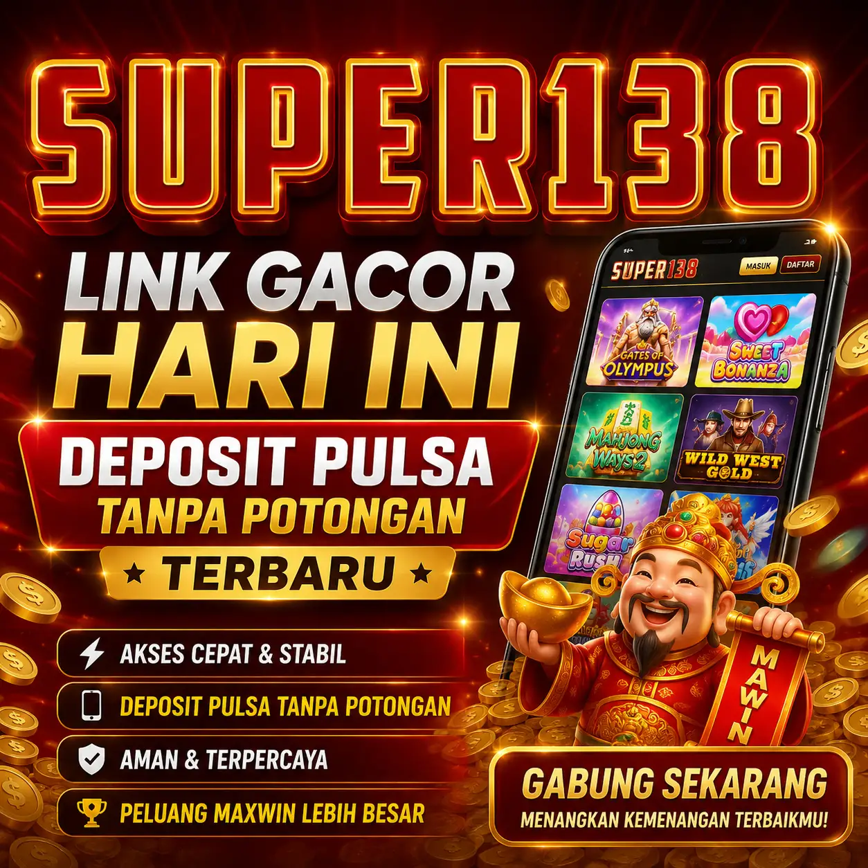deposit pulsa tanpa potongan